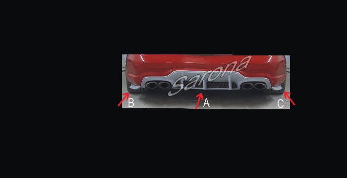 Custom Mercedes SL  Convertible Rear Lip/Diffuser (2009 - 2012) - $1400.00 (Part #MB-040-RA)